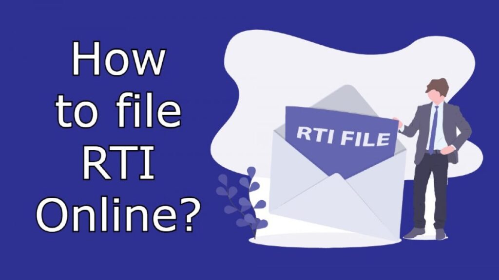 how to file RTI online