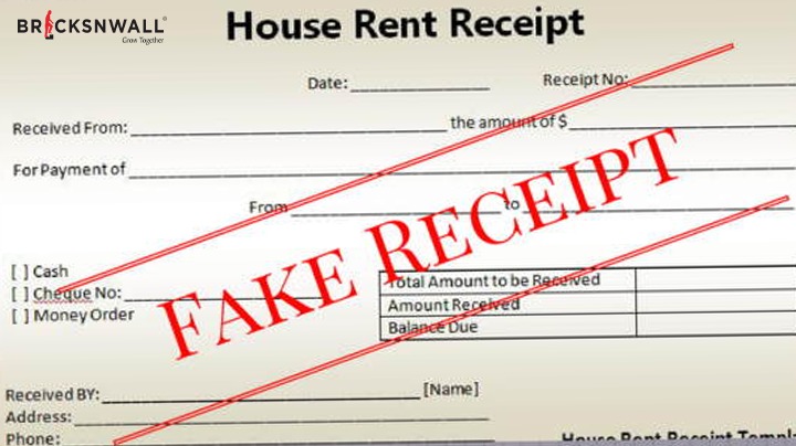 Claiming HRA with Fake Rent Receipts